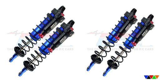 Front/Rear Built-in Piston Spring Shock Absorber for Traxxas Sledge 1/8 (Metaal) Onderdeel GPM Front + Rear Blue 