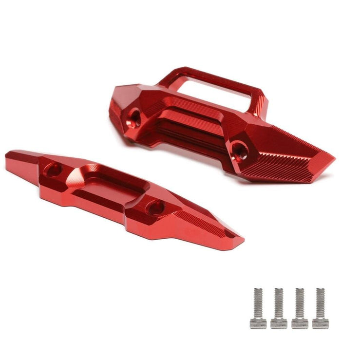 Front/Rear Bumper for Traxxas MAXX 4S 1/10 (Aluminium) 8935 8936 Onderdeel New Enron Front-Rear RED 