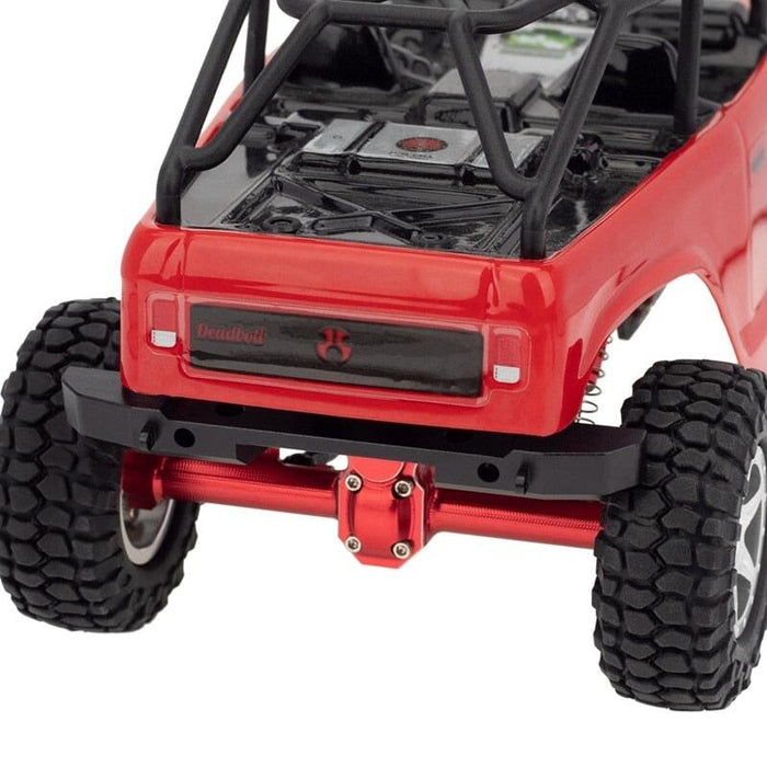 Front/Rear Bumper w/ LED Light for Axial SCX24 1/24 (Metaal) Onderdeel upgraderc 