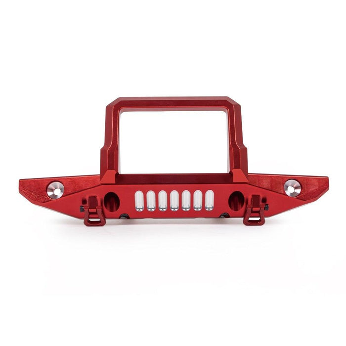Front/Rear Bumper w/ Tow Hook Winch Base for Axial SCX6 1/6 (Aluminium) Onderdeel Fimonda Front Red 