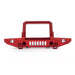Front/Rear Bumper w/ Tow Hook Winch Base for Axial SCX6 1/6 (Aluminium) Onderdeel Fimonda Front Red 