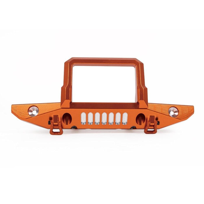 Front/Rear Bumper w/ Tow Hook Winch Base for Axial SCX6 1/6 (Aluminium) Onderdeel Fimonda Front Orange 