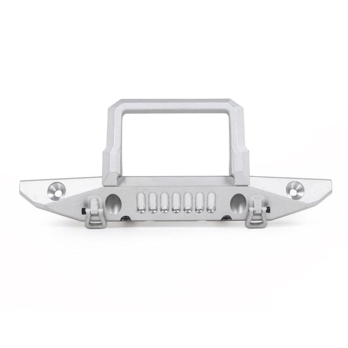 Front/Rear Bumper w/ Tow Hook Winch Base for Axial SCX6 1/6 (Aluminium) Onderdeel Fimonda Front Silver 