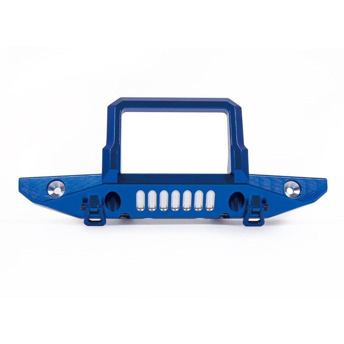 Front/Rear Bumper w/ Tow Hook Winch Base for Axial SCX6 1/6 (Aluminium) Onderdeel Fimonda Front Blue 