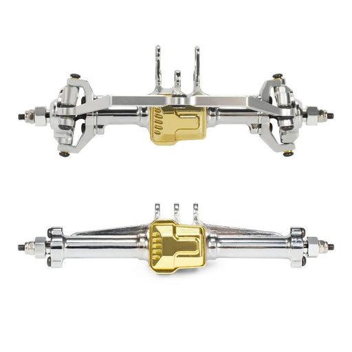 Front/Rear Complete Axles for Traxxas TRX4M 1/18 (Metaal) - upgraderc