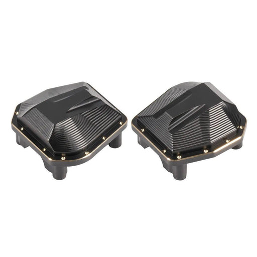 Front/Rear Diff Covers for Axial SCX10 PRO 1/10 (Messing) - upgraderc