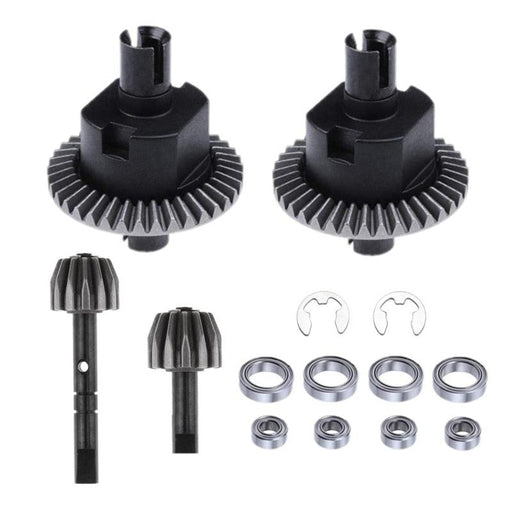 Front/rear Differential and Gear Kit for HSP 1/10 (Metaal) Onderdeel upgraderc 