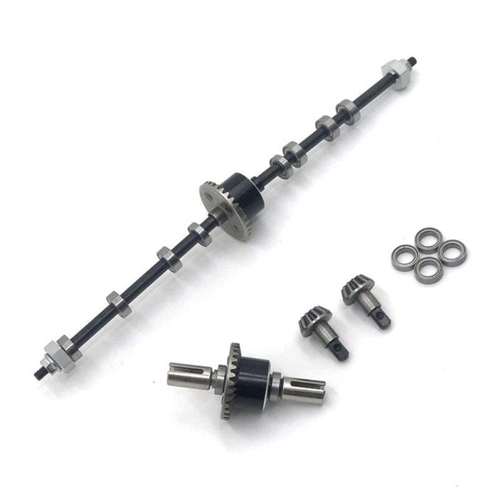 Front/Rear Differential Axle Shaft Set for Wltoys 1/12 (Metaal) Onderdeel upgraderc 