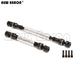 Front/Rear Drive Shaft 100-107mm/135-142mm for Axial SCX10 II (Aluminium+Staal) - upgraderc