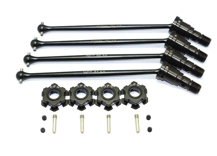 Front/Rear Drive Shaft + Hex Adapter for Traxxas X-MAXX 6/8S 1/5 (Aluminium+Staal) - upgraderc