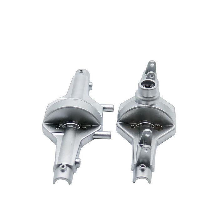 Front/rear Gear Box for HSP 1/10 (Aluminium) Onderdeel upgraderc silver 