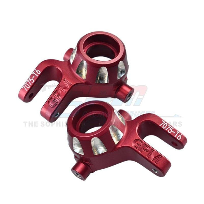 Front/Rear Knuckle Arm + C-Hub for Traxxas Sledge 1/8 (Aluminium) Onderdeel GPM Front Knuckle Red 