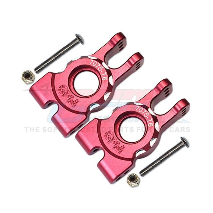 Front/Rear Knuckle Arm + C-Hub for Traxxas Sledge 1/8 (Aluminium) Onderdeel GPM Rear Knuckle Red 