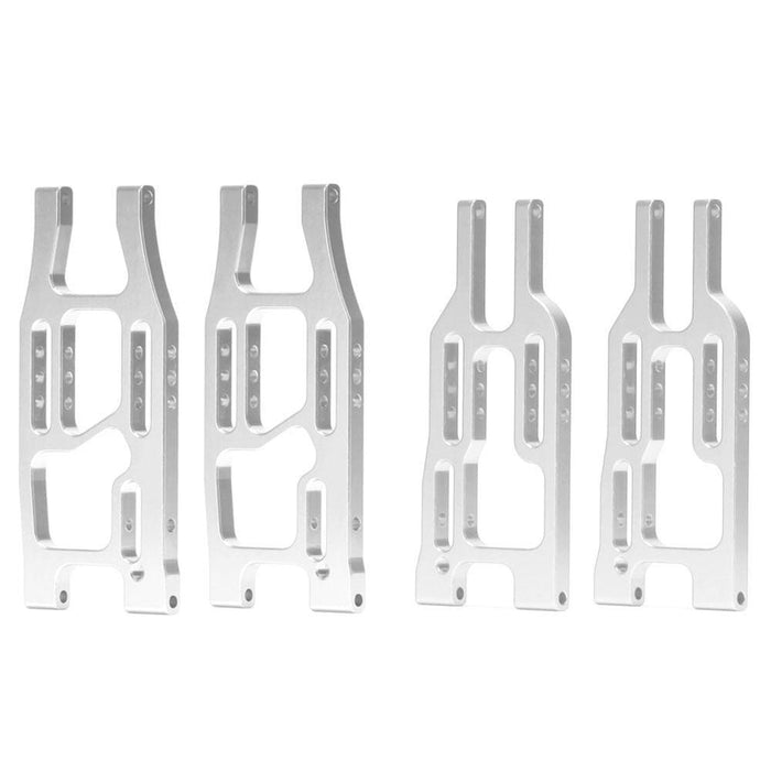 Front/rear Lower Suspension Arm for HPI 1/10 (Aluminium) 101213 Onderdeel New Enron All SILVER 