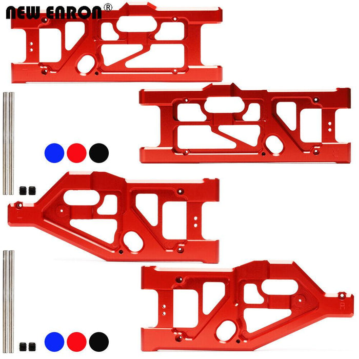 Front/Rear Lower Suspension Arms for Arrma 8S Kraton Outcast 1/5 (Aluminium) ARA330589 ARA330590 - upgraderc