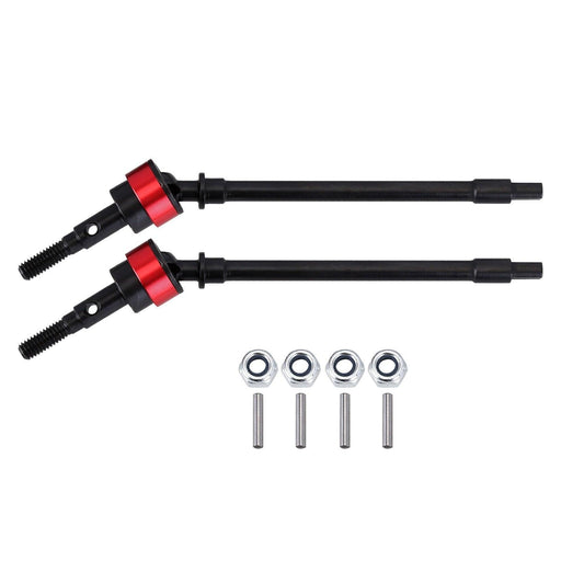 Front/Rear Shaft Axle Gear for Axial SCX10 1/10 (Metaal) Onderdeel Injora Front Axle Shaft 