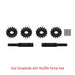 Front/Rear Shaft Axle Gears for INJORA YQCQ-04 Axle 1/10 (Metaal) Onderdeel Injora Portal Gear Shaft 