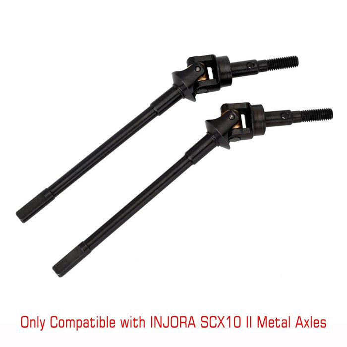 Front/Rear Shaft/Axle Gears for INJORA SCX10 II YQCQ-02 Axle (Metaal) Onderdeel Injora Front Axle Shaft 