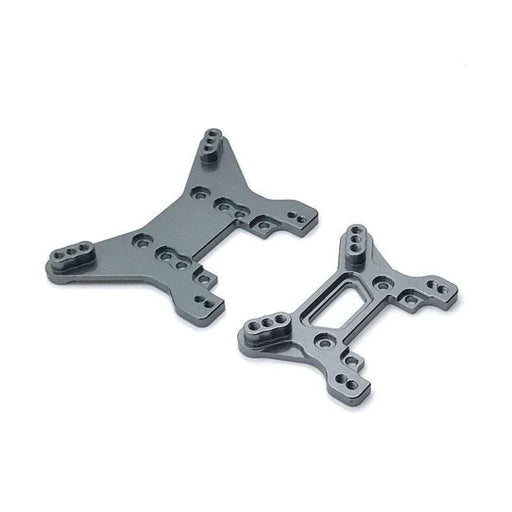 Front/rear Shock Absorbers Mount for WLtoys 104001 (Metaal) Onderdeel upgraderc Gray 