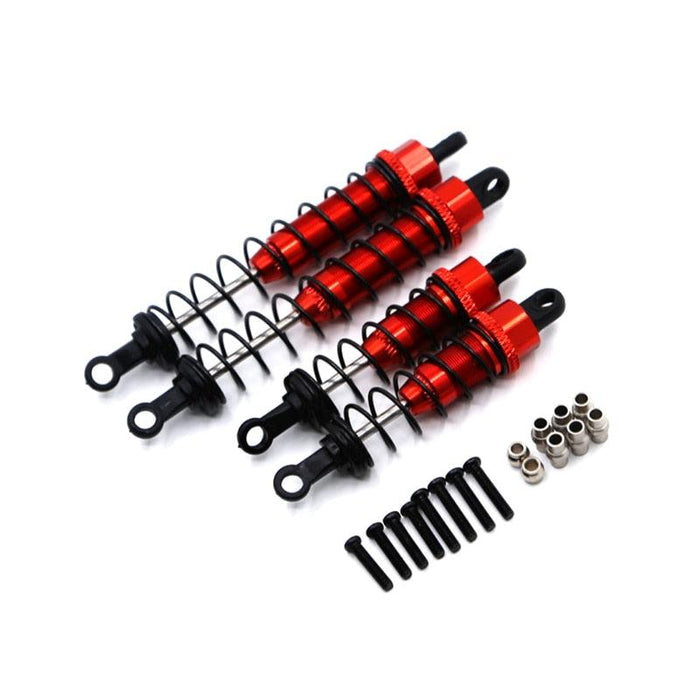 Front/rear Shock Absorbers Set for WLtoys 1/12 (Metaal) Schokdemper upgraderc Red 