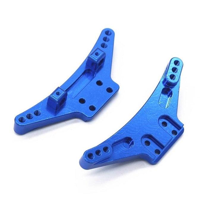 Front/Rear Shock Tower for Wltoys 104009 12402-A (Metaal) Onderdeel upgraderc Blue 