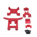 Front/rear Shock Tower for Wltoys 1/12, 1/14 (Metaal) Onderdeel upgraderc Red 