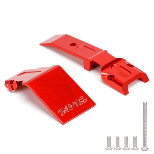 Front/Rear Skid Plate Set for Traxxas 1/10 (Aluminium) Onderdeel New Enron FRONT RED 