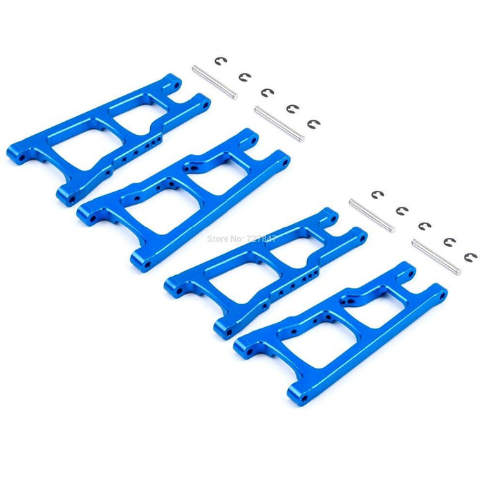 Front/rear suspension arms (Aluminium) #3655 for 4WD Slash, Rustler, Stampede, XO-1 Onderdeel Readytosky Front Rear Arm Blue 