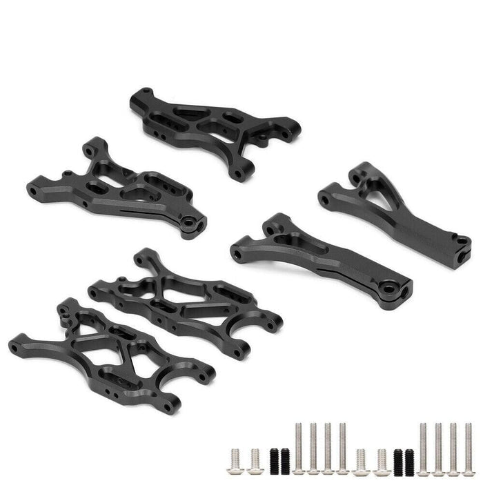 Front/Rear Suspension Arms Set for Arrma 1/7 1/8 (Aluminium) AR330215 AR330503 AR330192 Onderdeel New Enron Front Rear in Black 