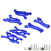 Front/Rear Suspension Arms Set for Arrma 1/7 1/8 (Aluminium) AR330215 AR330503 AR330192 Onderdeel New Enron Front Rear in Blue 