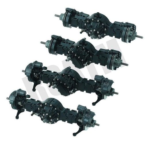 Front/Rear Through Differential Drive Axles for Tamiya Truck 1/14 (Metaal) Onderdeel RCATM 