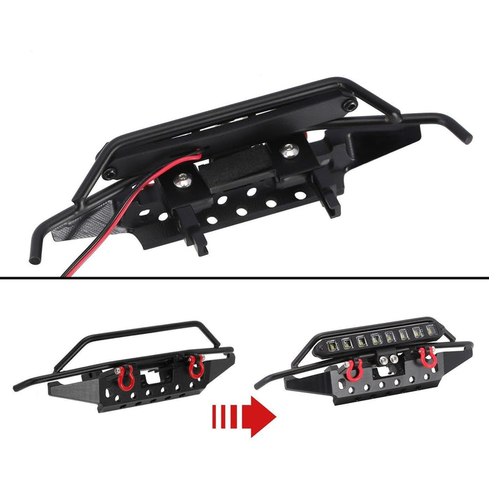 Front/Rear Tube Bumper for Traxxas TRX4M Bronco 1/18 (Metaal) - upgraderc