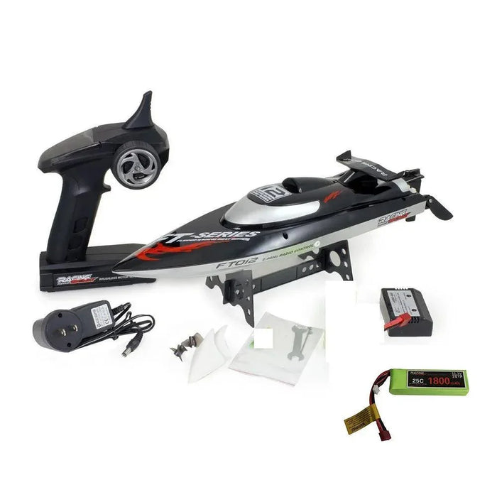 FT012 2.4GHz 45KM/H 4CH Brushless Racing Boat PNP - upgraderc