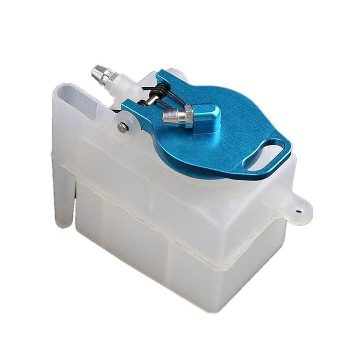 Fuel Tank w/ Metal Oil Container Cover for HSP 1/10 Onderdeel upgraderc Blue 