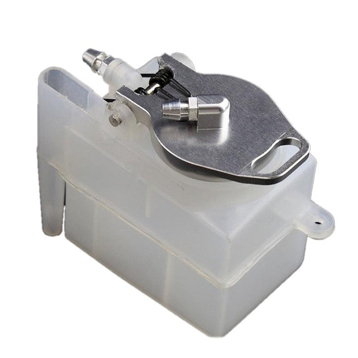 Fuel Tank w/ Metal Oil Container Cover for HSP 1/10 Onderdeel upgraderc Silver 