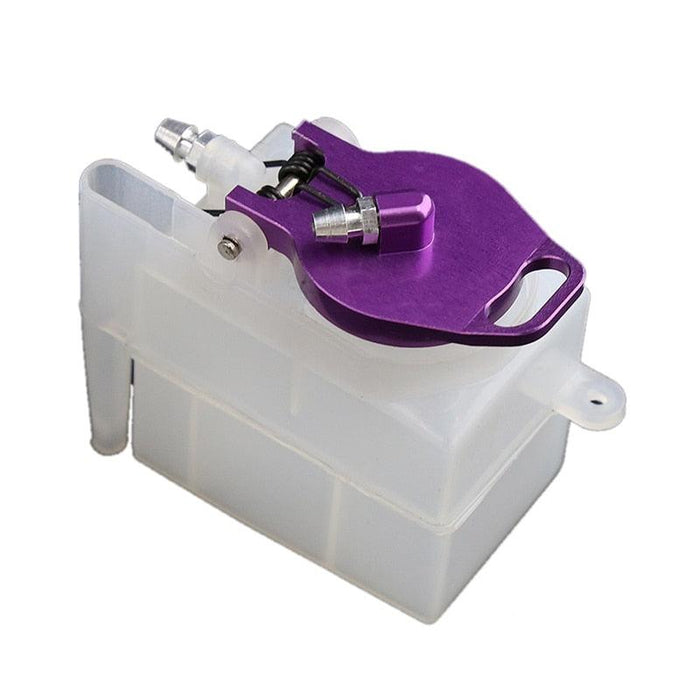 Fuel Tank w/ Metal Oil Container Cover for HSP 1/10 Onderdeel upgraderc Purple 