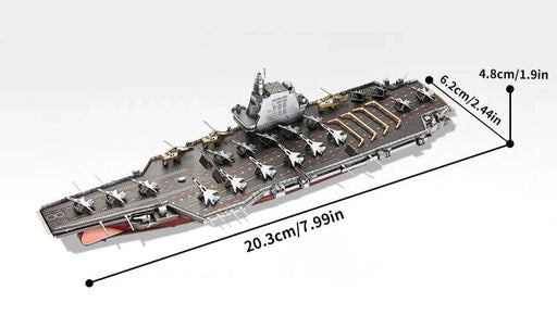 FUJIAN Battleship 3D Puzzle Model (Metaal) - upgraderc