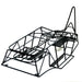 Full Body Roll Cage for Axial Wraith (Staal) Onderdeel Yeahrun 