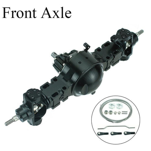 Full Metaal Drive Axle Through/Front/rear for Tamiya 1/14 Truck Onderdeel CGRC Front axle 