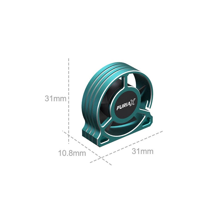 SkyRC FuriaX Aluminum Vertical Fan Kit (Green)