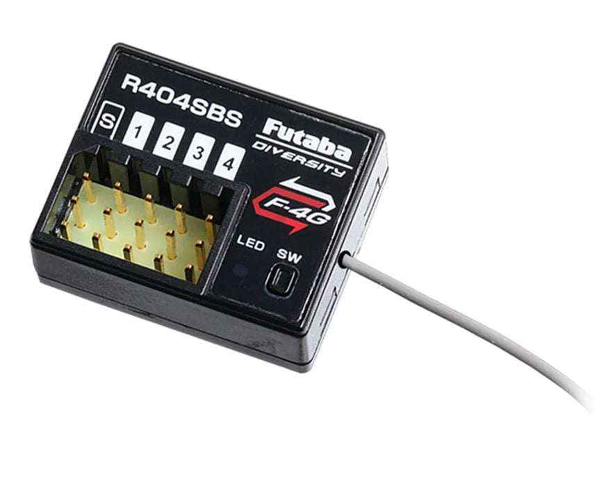 Futaba T10PX Sender mit R404SBS Empfänger