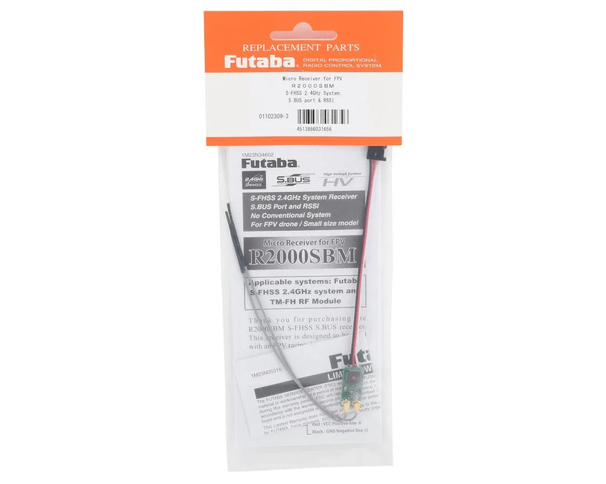 Récepteur de course de drone Futaba R2000SBM S-FHSS Port S.Bus & RSSI