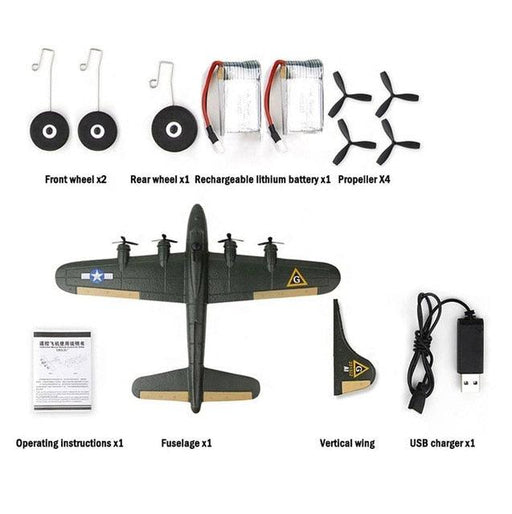 FX817 B17 Fixed-Wing EPP Airplane PNP (Schuim) - upgraderc