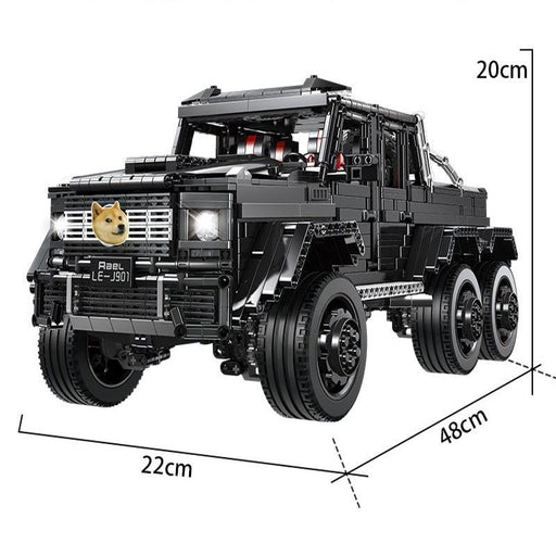 G63 6x6 1/8 Land Cruiser Building Blocks (3300 stukken) - upgraderc