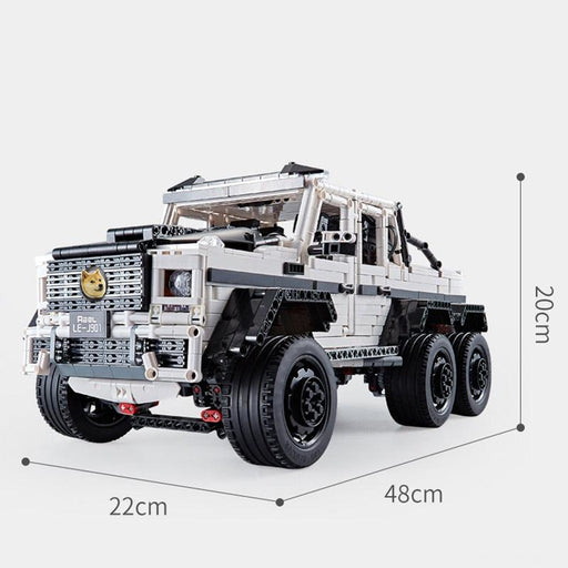 G63 6x6 1/8 Land Cruiser Building Blocks (3300 stukken) - upgraderc