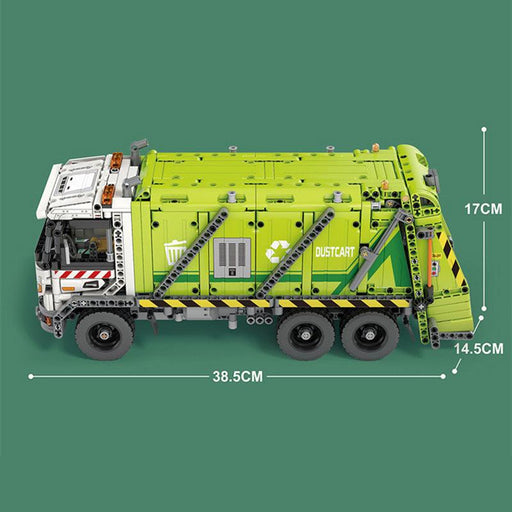 Garbage Truck Building Blocks (1468 stukken) - upgraderc