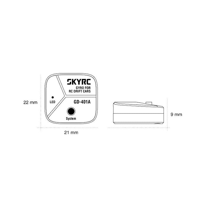 SkyRC GD-401A Gyro for RC Drift Cars