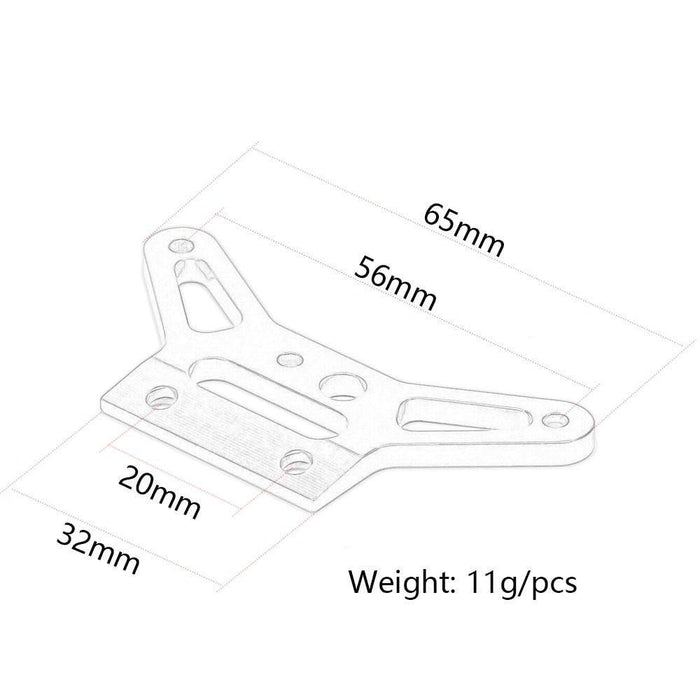 Gear Box Plate Front Upper Board for HPI 1/10 (Aluminium) 101210 Orderdeel upgraderc 