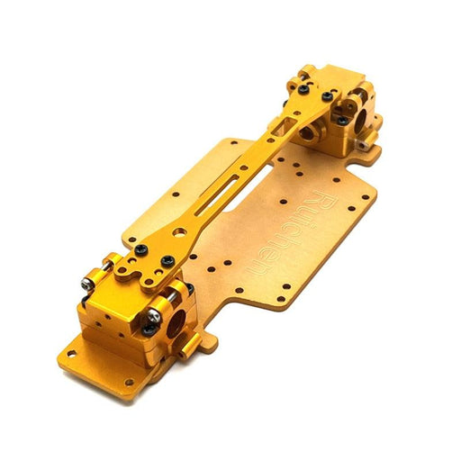 Gearbox, Bottom Plate, Two-Layer Board for WLtoys 1/28 (Metaal) Onderdeel upgraderc Gold 