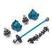 Gearbox Differential Assembly for Wltoys 1/14 (Metaal) Onderdeel upgraderc Blue 